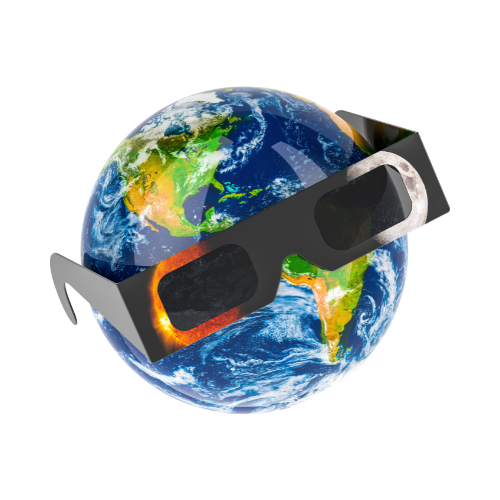 Earth solar glasses